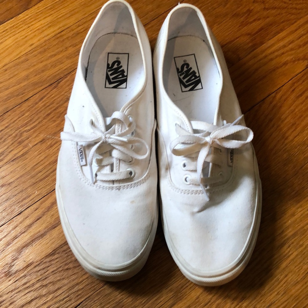 White Vans sz 10.5
